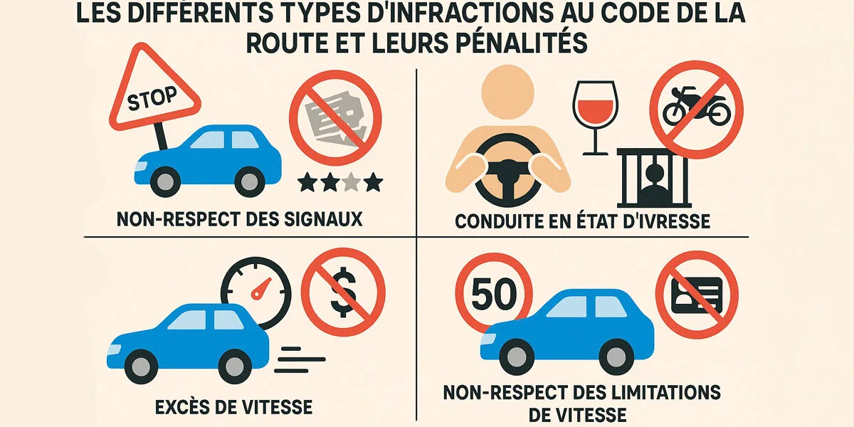 Les Différents Types d'Infractions au Code de la Route et Leurs Pénalités
